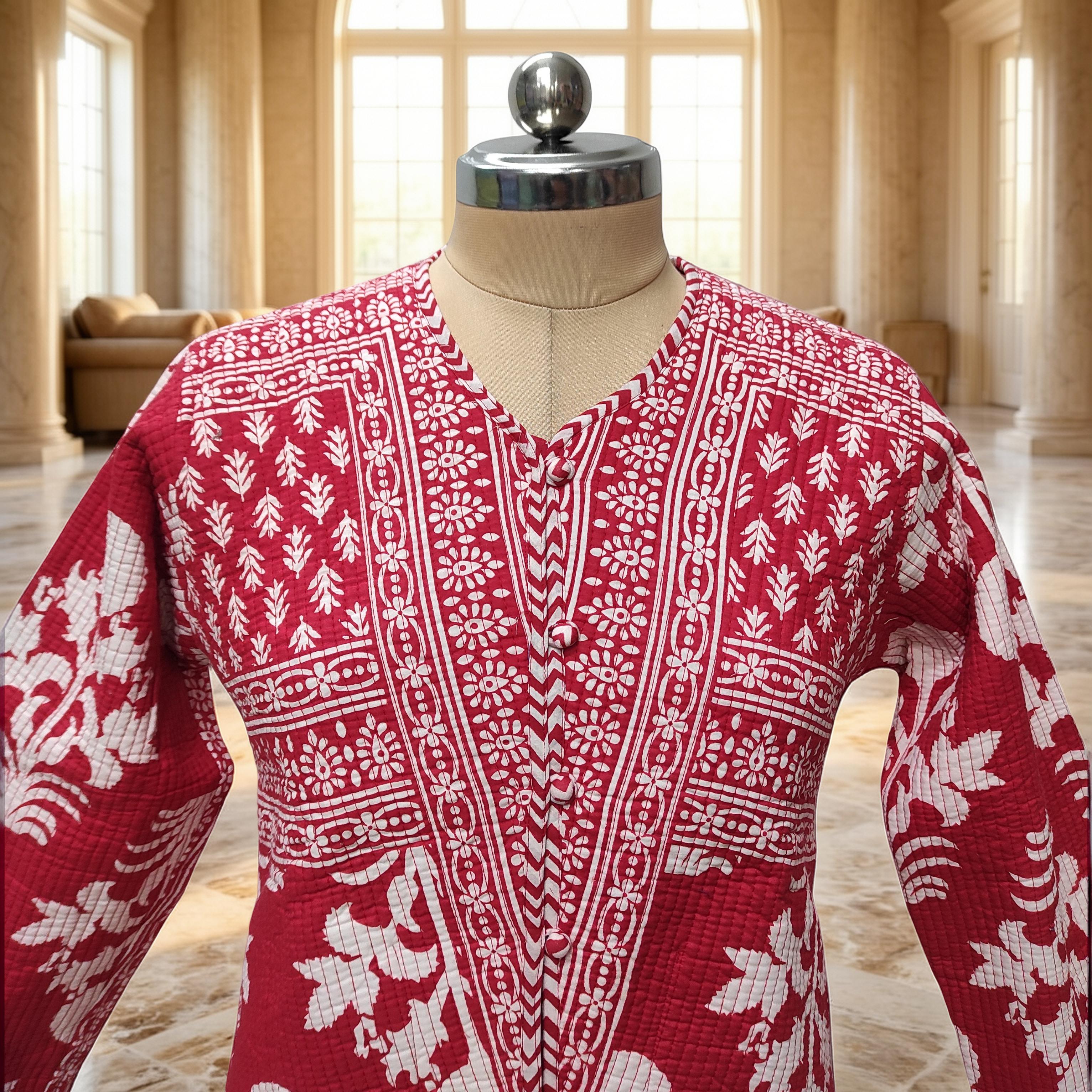 L/XL Hira Cotton Jacket & Jalabiya Set With Sheila length 57” Long