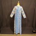 S-M Honey Printed Cotton Dress 57" Long Jalabiya