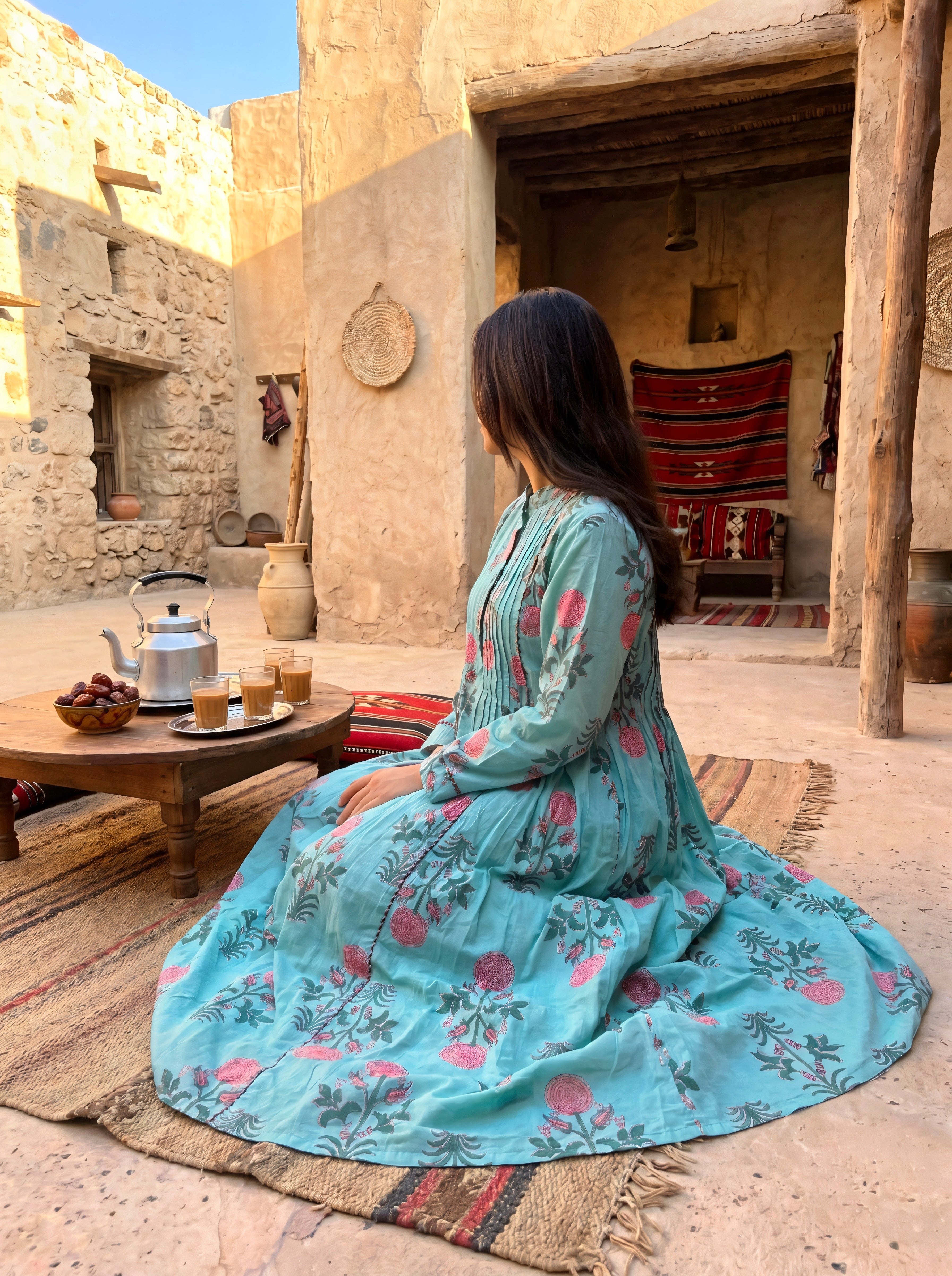 Afraa Premium Indian Cotton Jalabiya