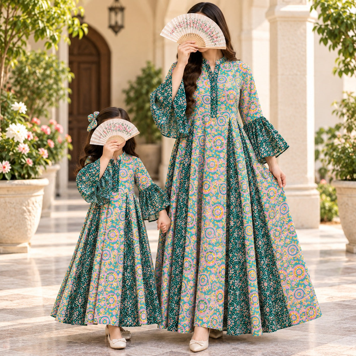 Luaby 100% Premium Indian Cotton Jalabiya – Women’s Long Dress.