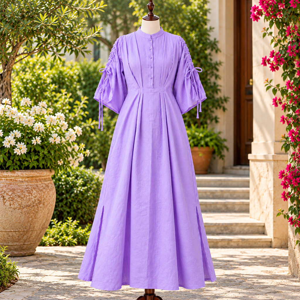Aisha –  100% Cotton Double Gouze Dress