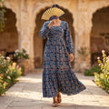 XS/S Misba Printed Dress 54" Long Jalabiya
