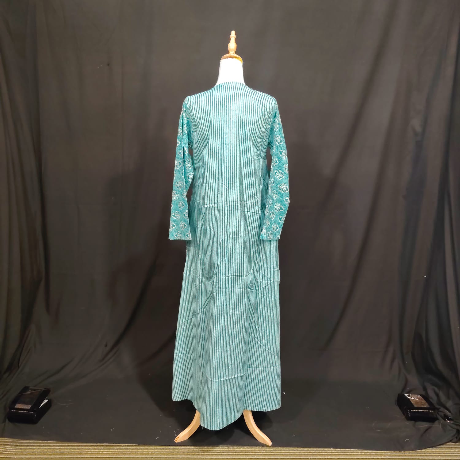 XS-S Nobila Cotton Printed Dress 54" Long Jalabiya
