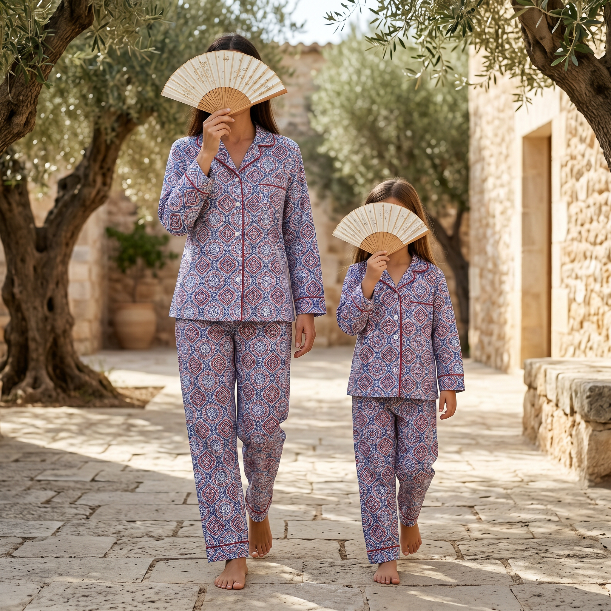 Cotton Long Sleeves Pajama Set 100% Premium Indian Cotton
