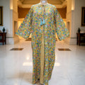 S/M Nobila Printed Cotton Dress 57" Long Jalabiya