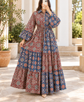 Fatima 100% Premium Indian Cotton Jalabiya – Women’s Long Dress.