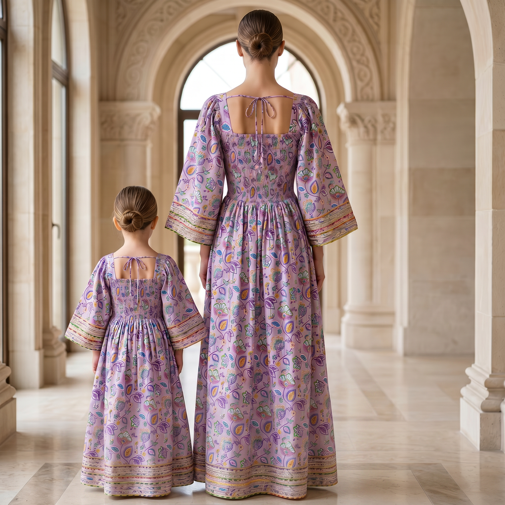 Elzina Cotton Dress Jalabiya