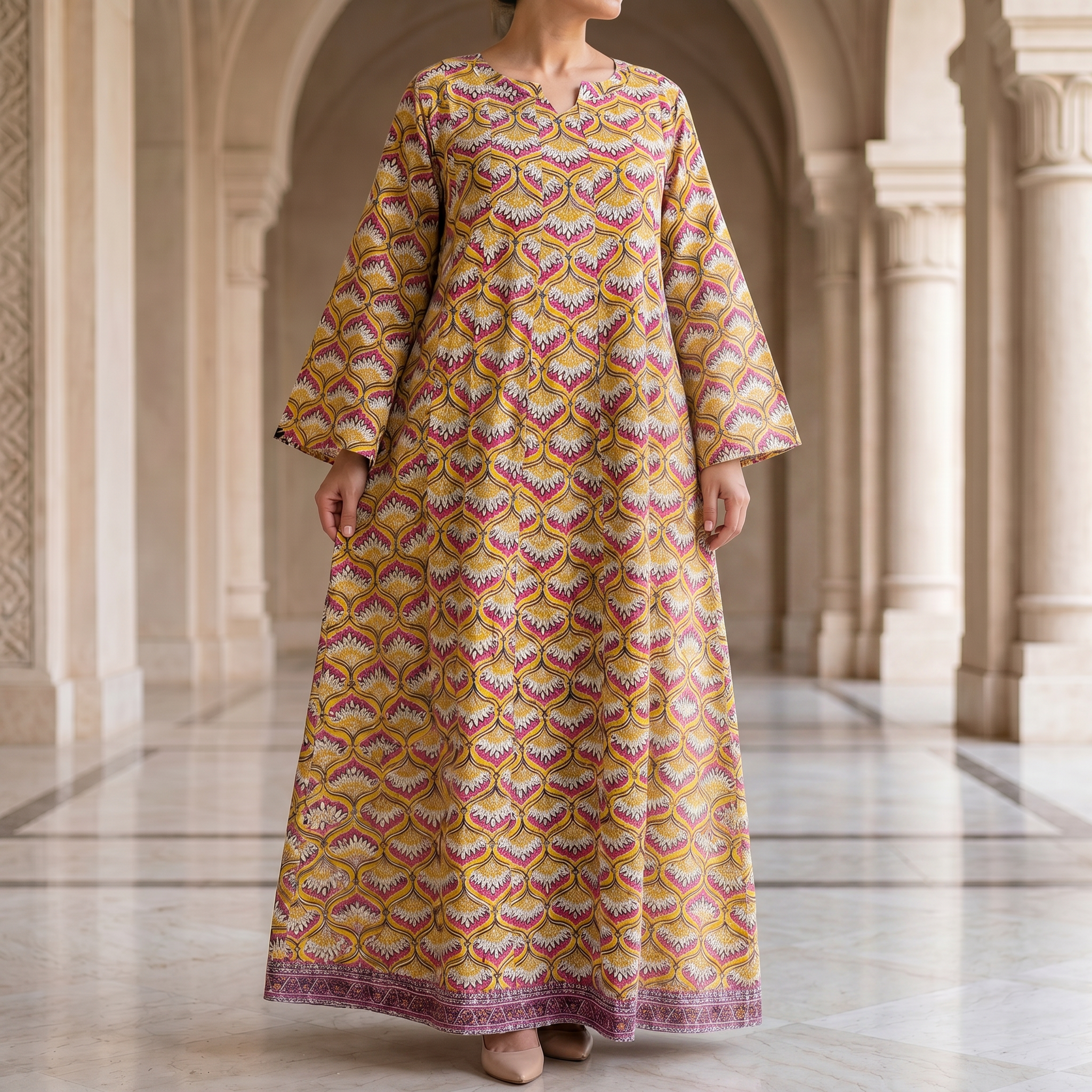 Areeba 02 Cotton Dress Jalabiya