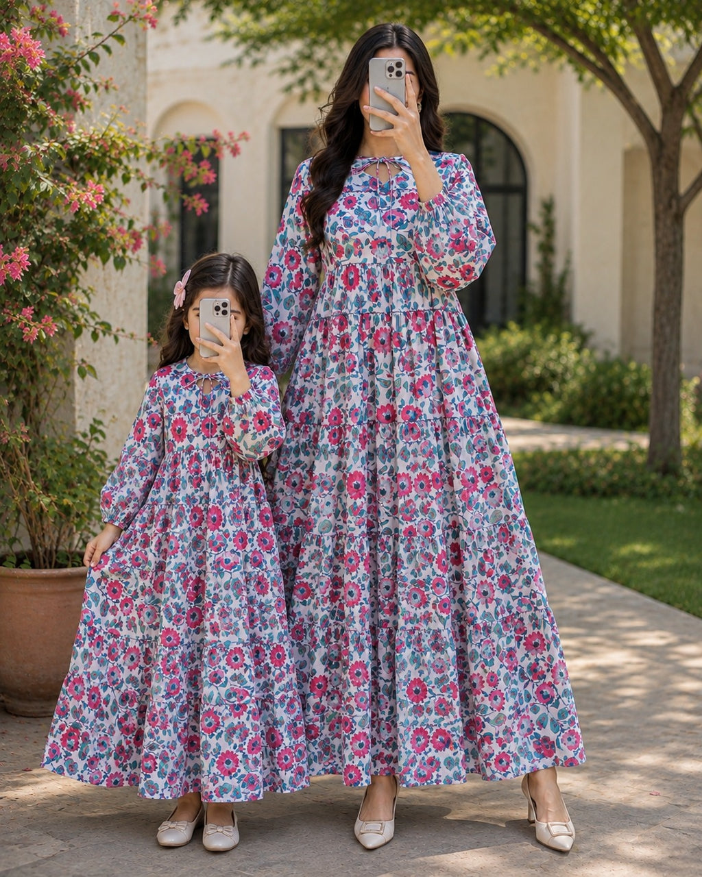 Bushra 100% Premium Indian Cotton Jalabiya – Women’s Long Dress.