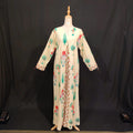 S-M Rukiya Cotton Printed Dress 57" Long Jalabiya