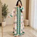 S/M Bhopali Printed Cotton Long Dress Jalabiya – 57