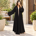 Opulent Black Designer Abaya Free Size.