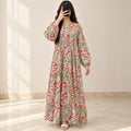 XS/S Fawz Printed Cotton Long Dress Jalabiya – 54