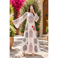 L/XL Cindrella Printed Cotton Long Dress Jalabiya – 57