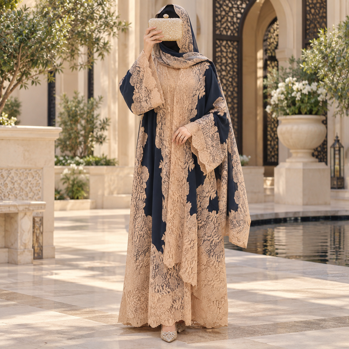 Kashmir Bisht With Sheila 57" Inches Length