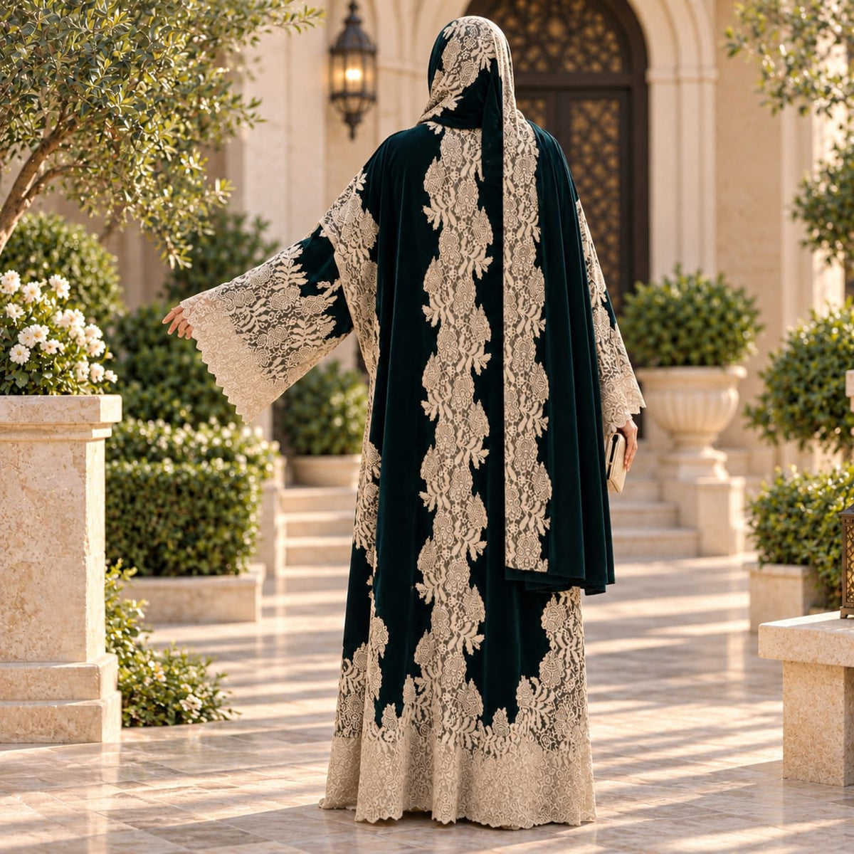 Kashmir Bisht With Sheila 59" Inches Length.