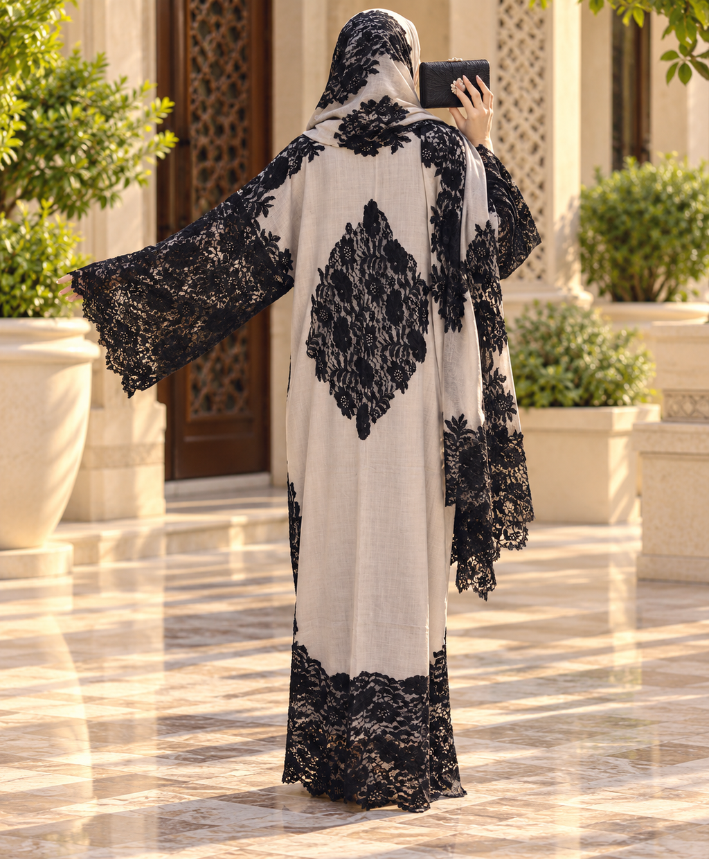 Kashmir Bisht With Sheila 54" Inches Length.