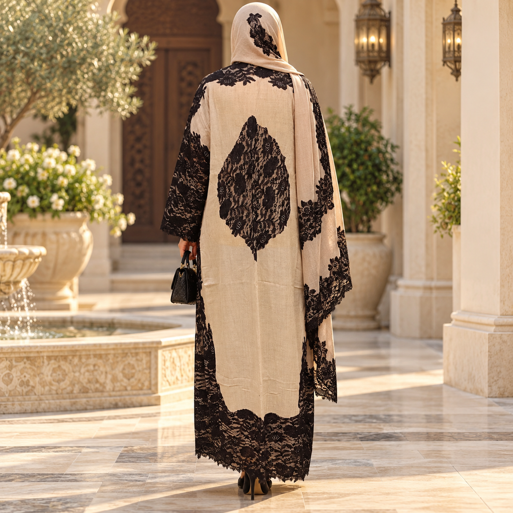 Kashmir Bisht With Sheila 59" Inches Length.