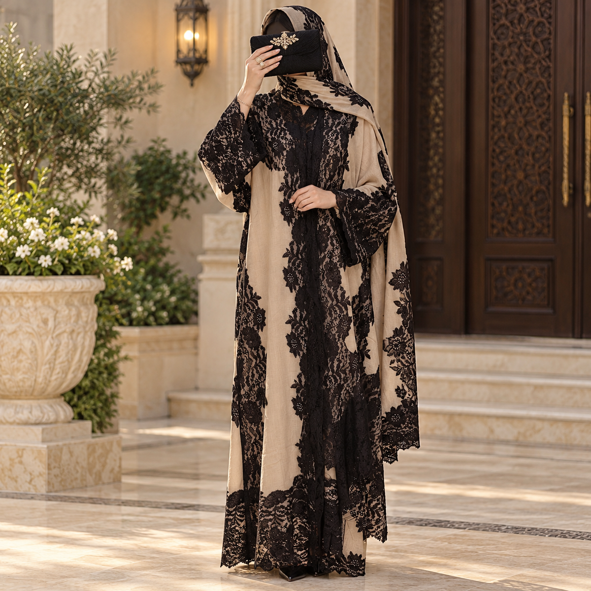 Kashmir Bisht With Sheila 58" Inches Length.