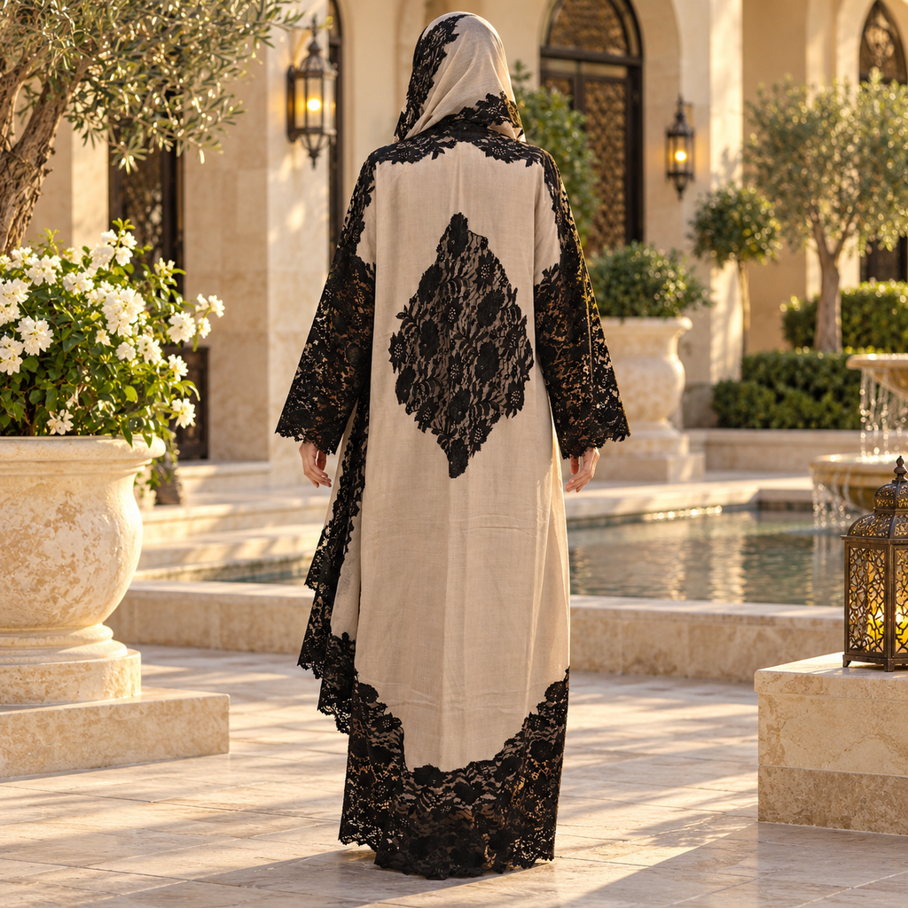 Kashmir Bisht With Sheila 57" Inches Length.
