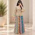 S/M Zyna Printed Cotton Long Dress Jalabiya – 57