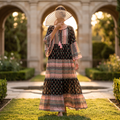 2XL/3XL Crystal Gaby Multi Printed Cotton Dress 57" Long Jalabiya RN 740