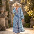 L-XL Cotton Abaya & Inner Set length 57” Long RN 440