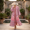 S-M Cotton Abaya & Inner Set length 57” Long RN 445