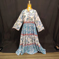 S-M Ari Cotton Printed Dress 57" Long Jalabiya