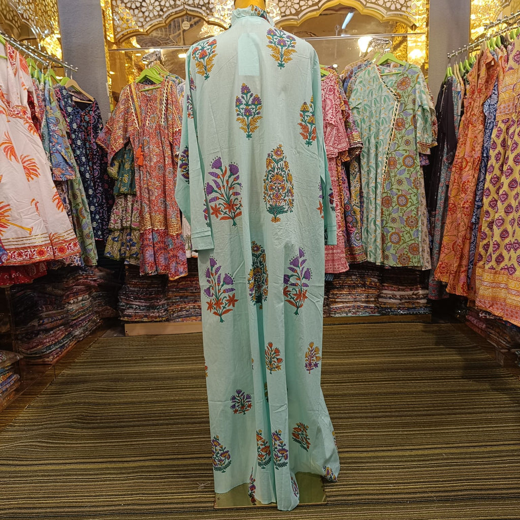 L-XL Sparrow Cotton Dress Jalabiya 57" Long TN65