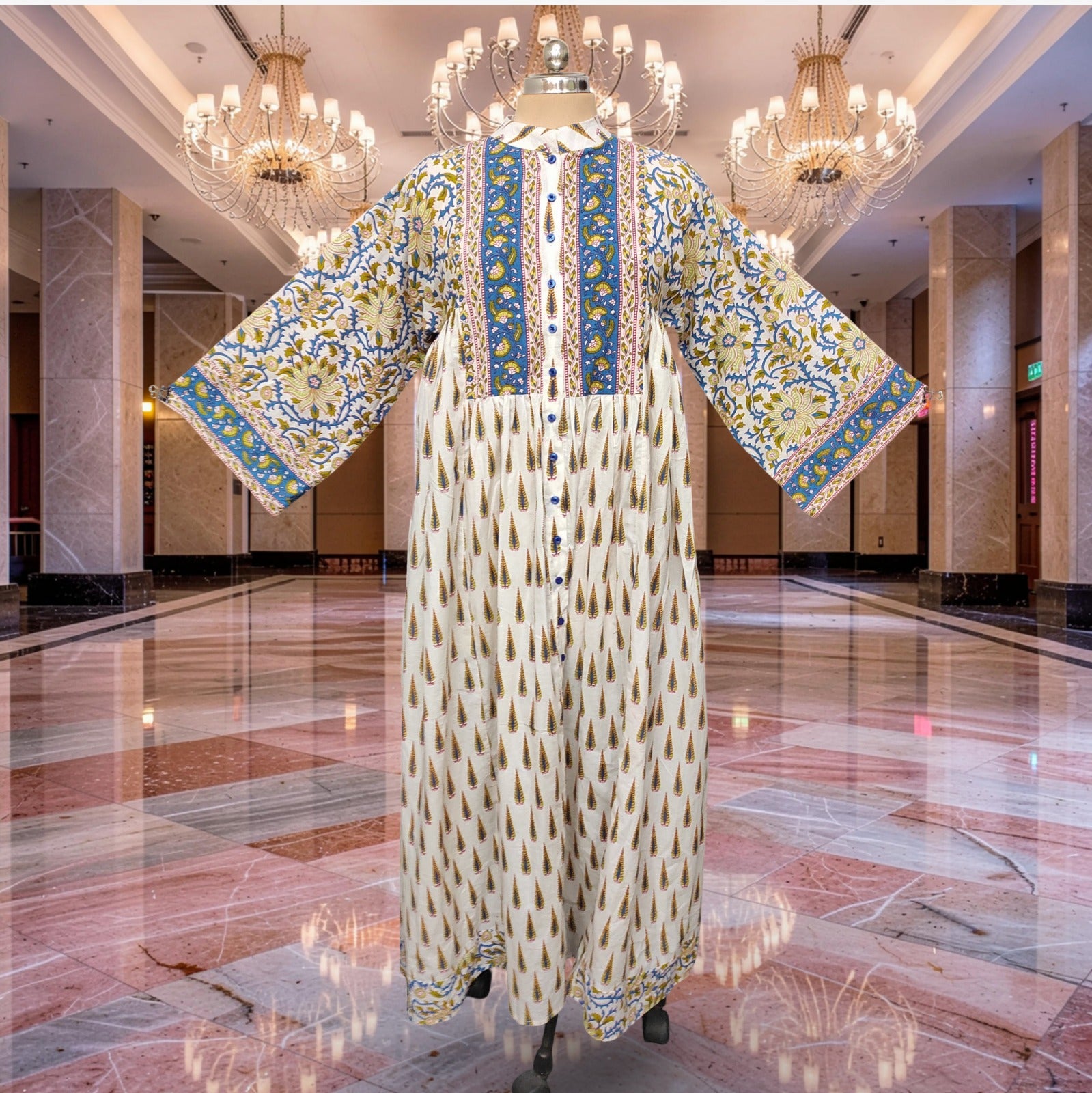Sahira Cotton Dress Jalabiya