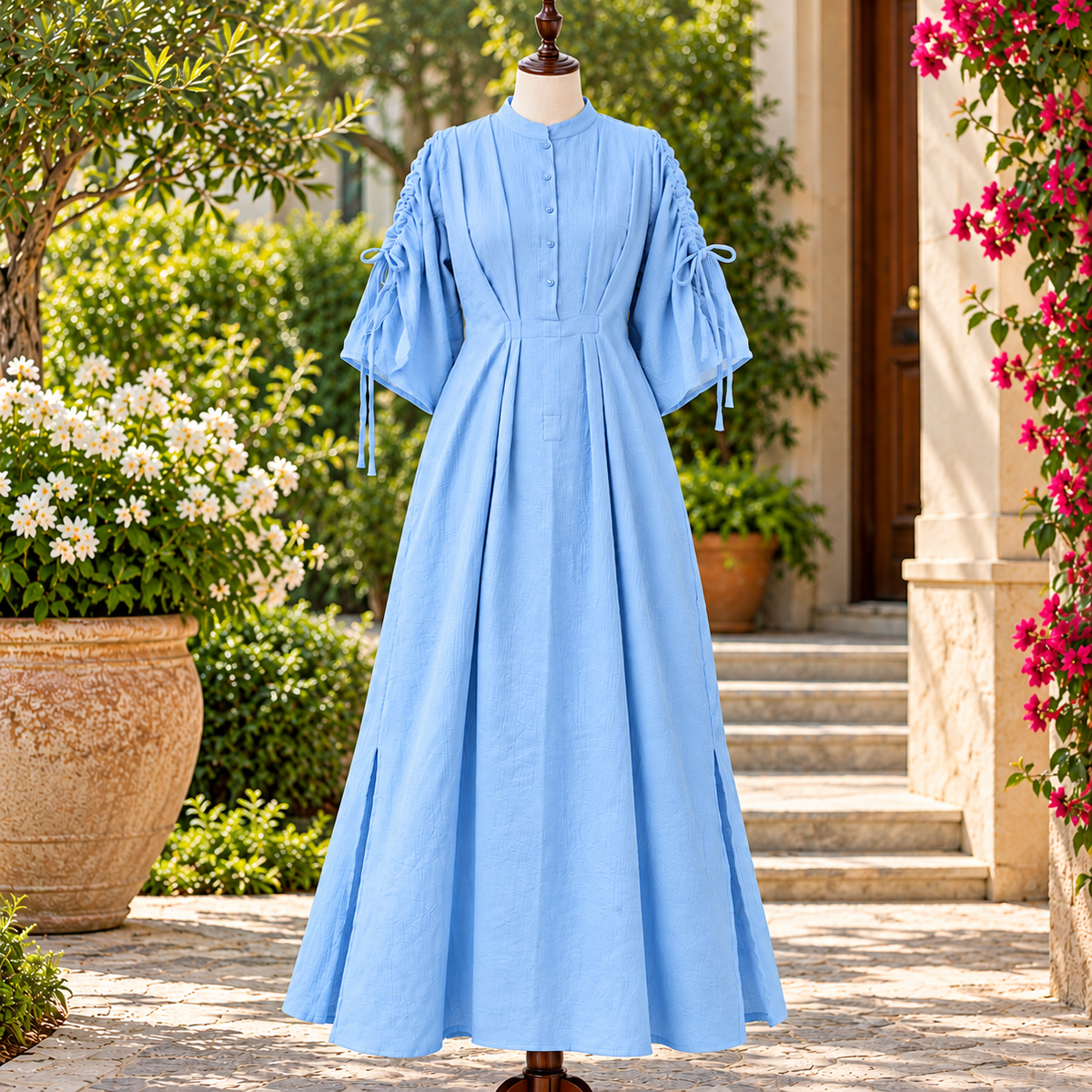 Aisha –  100% Cotton Double Gouze Dress