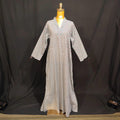 S-M Teena Cotton Printed Dress 57" Long Jalabiya