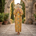 2XL/3XL Cotton Abaya & Inner Set length 57” Long TN 429