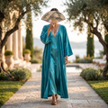 L-XL Valvet Abaya & Inner Set length 57” Long TN 467