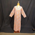 XS-S Teena Cotton Printed Dress 54" Long Jalabiya