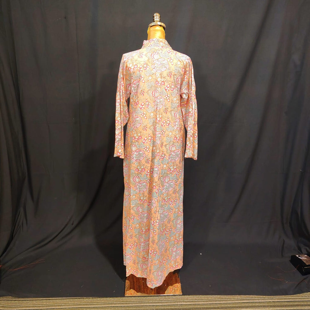 XS-S Teena Cotton Printed Dress 54" Long Jalabiya