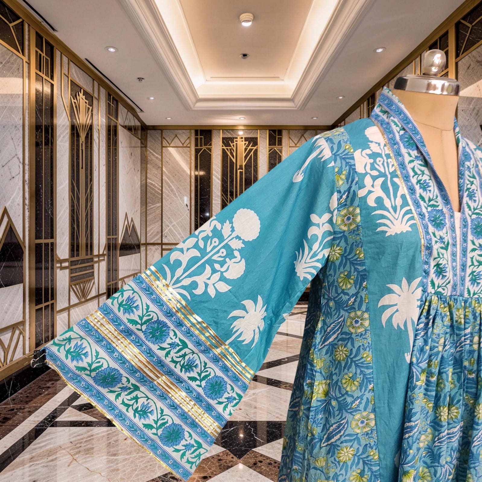 Uraifah Cotton Dress Jalabiya