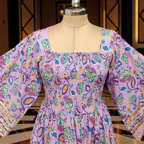 Elzina Cotton Dress Jalabiya