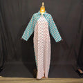 L/XL Honey Printed Cotton Dress 57" Long Jalabiya TN 121