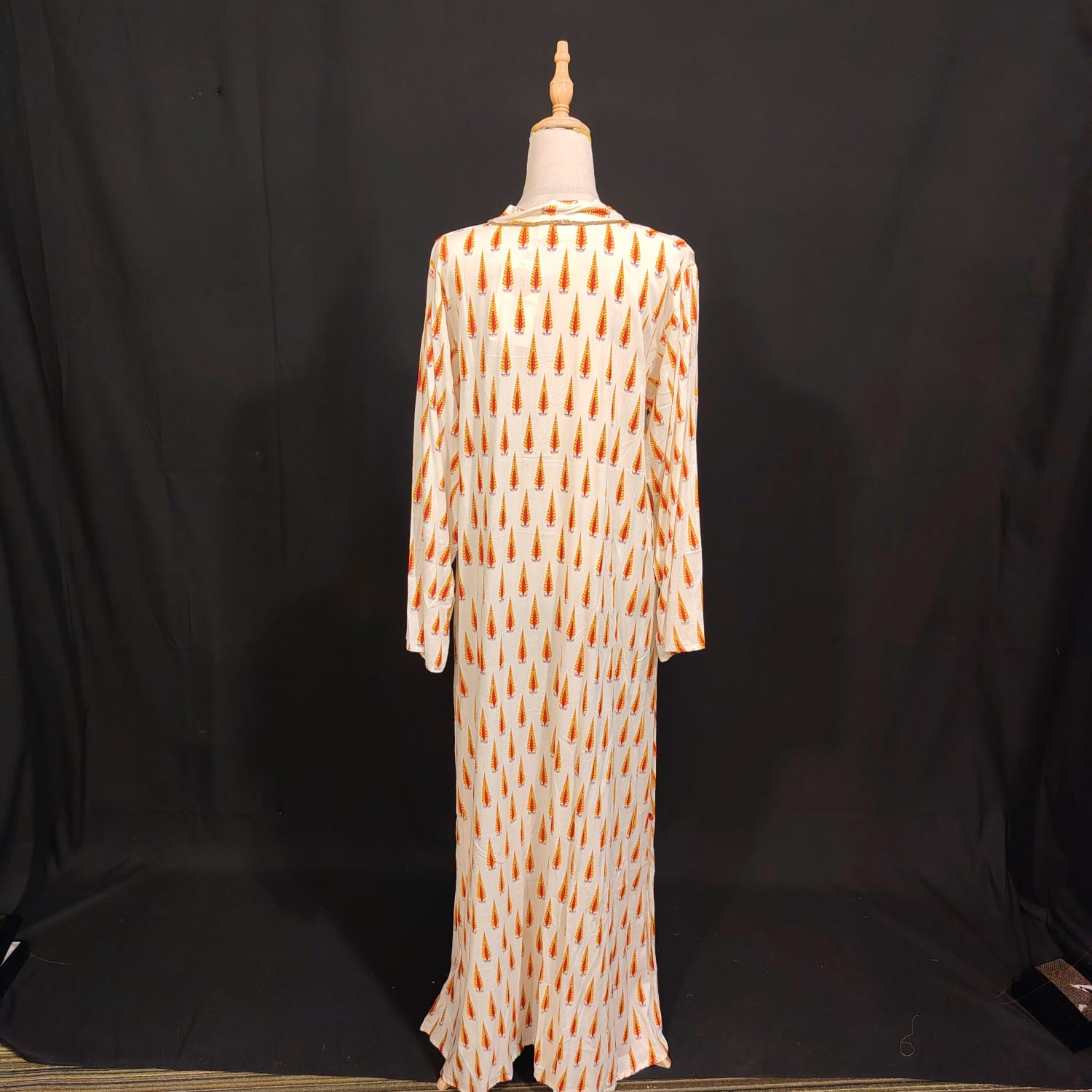 L/XL Teena Printed Cotton Dress 57" Long Jalabiya TN 133