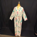 L/XL Sparrow Printed Cotton Dress 57" Long Jalabiya TN 137