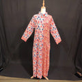 L/XL Singapore Printed Cotton Dress 57" Long Jalabiya TN 156