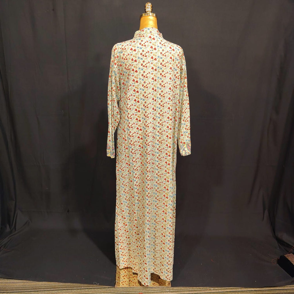 L/XL Sofi Printed Cotton Dress 57" Long Jalabiya TN 157