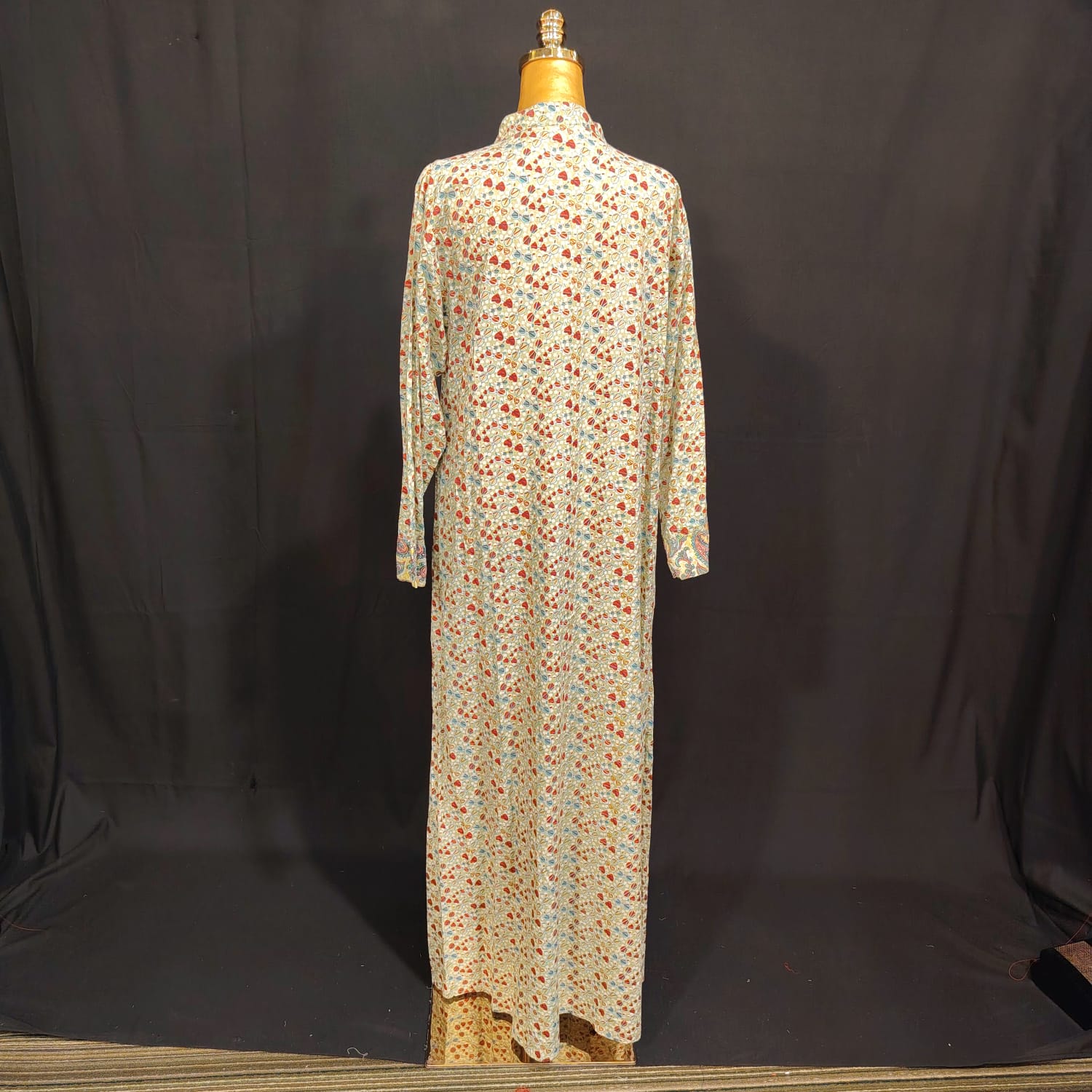 L/XL Sofi Printed Cotton Dress 57" Long Jalabiya TN 157