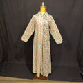 XS/S Singapore Printed Cotton Dress 54" Long Jalabiya TN 71