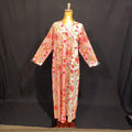 XS/S Lupines Printed Cotton Dress 54" Long Jalabiya TN 75
