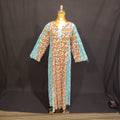 XS/S Special Printed Cotton Dress 54" Long Jalabiya TN 81