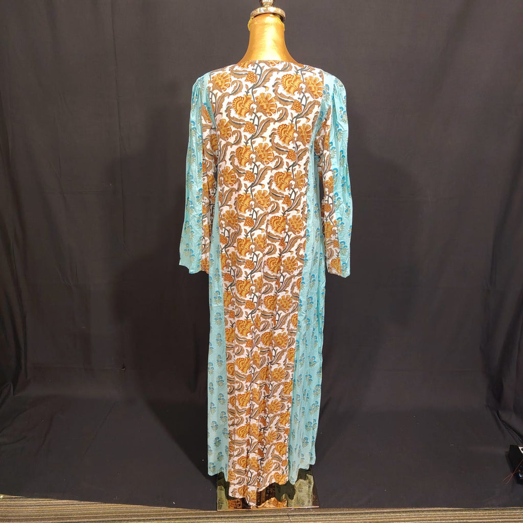 XS/S Special Printed Cotton Dress 54" Long Jalabiya TN 81