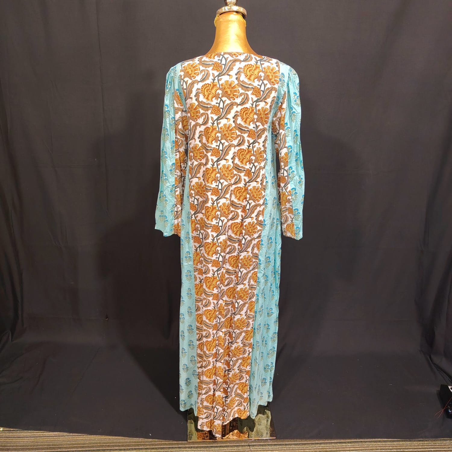 XS/S Special Printed Cotton Dress 54" Long Jalabiya TN 81